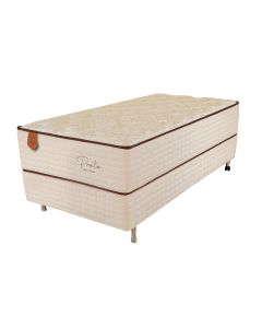 Conjunto Box Solteiro Mola Ensacada Prata